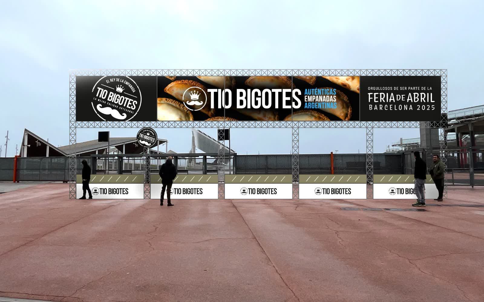 Stand TIO BIGOTES en la Feria de Abril, Barcelona 2025